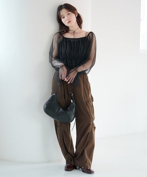 「Kastane」 カーゴパンツ 0 ブラウン レディース_画像9