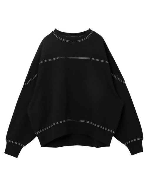 「andme」 「alma design」スウェットカットソー S ベージュ レディース_画像2