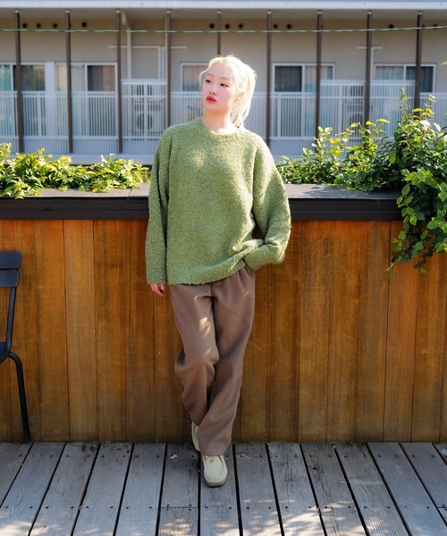 「roial」 長袖ニット LARGE ブルー メンズ_画像8