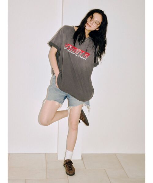tシャツ ヴィンテージロゴルーズTee レディースの画像