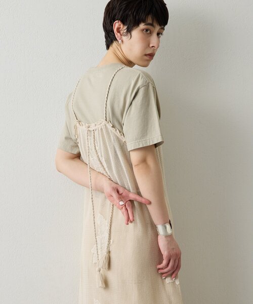 Whim Gazette（ウィム ガゼット） ワンピース メッシュレース