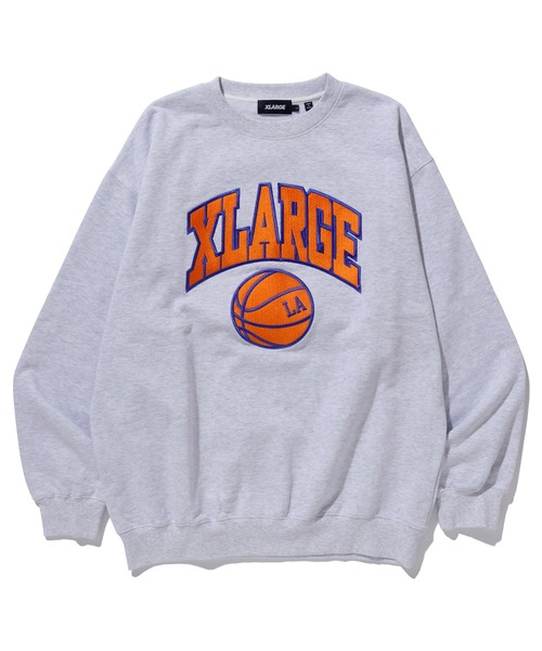 「XLARGE」 スウェットカットソー X-LARGE アッシュ メンズ