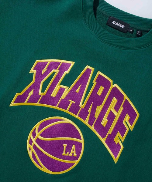 「XLARGE」 スウェットカットソー X-LARGE アッシュ メンズ