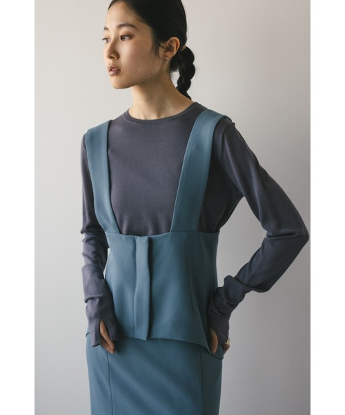 「STYLEMIXER」 セットアップ MEDIUM ブルー レディース_画像3