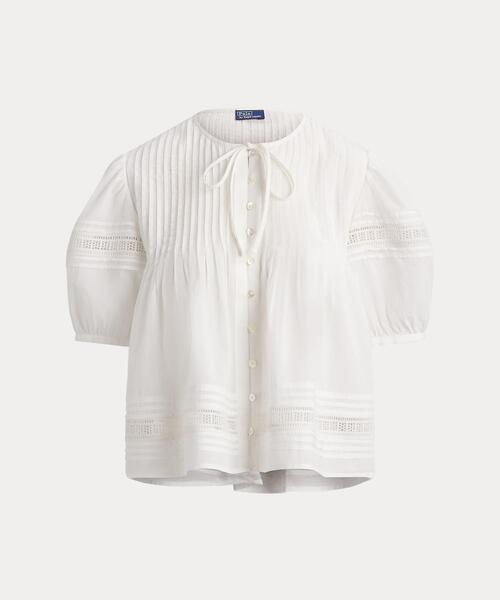 ラルフローレン　レースブラウス 中古・古着通販】POLO RALPH LAUREN (ポロ・ラルフローレン) レース