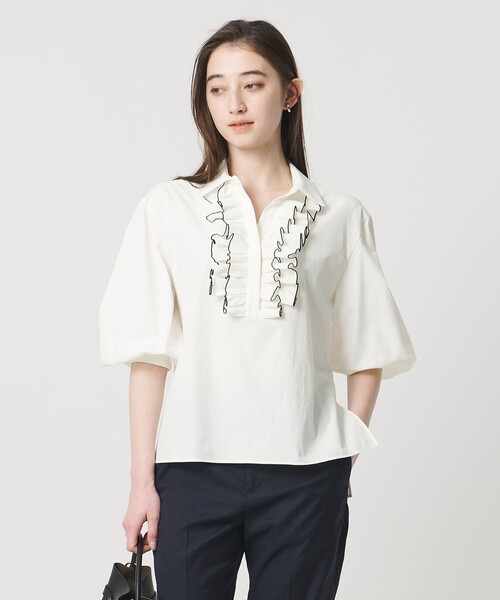 美品 ユナイテッドアローズ TOKYO 2万円 パフスリーブのブラウス A540 UNITED ARROWS（ユナイテッドアローズ） ブラウス シャツ メロー