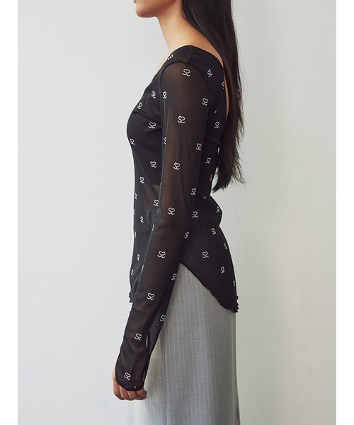 「SORIN」 長袖カットソー 38 ベージュ レディース_画像6