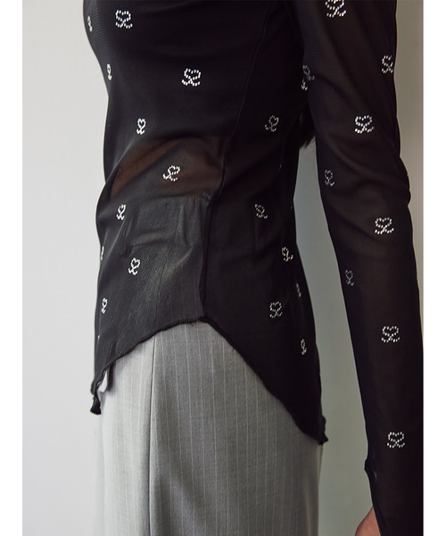 「SORIN」 長袖カットソー 38 ベージュ レディース_画像7