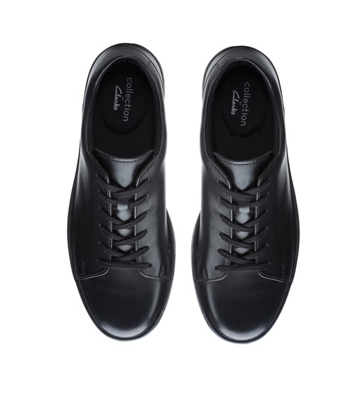 「Clarks」 ローカットスニーカー 26cm ブラック メンズ_画像2