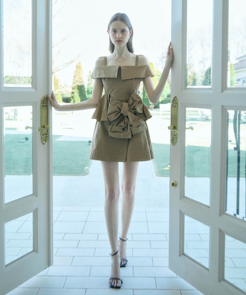 EIMY ISTOIRE（エイミーイストワール） ワンピース LOUISE MINI DRESS