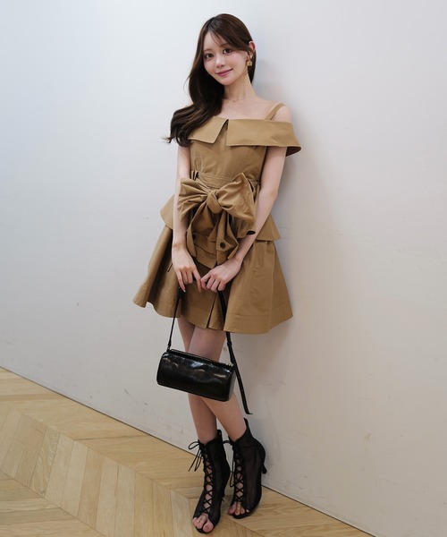 EIMY ISTOIRE（エイミーイストワール） ワンピース LOUISE MINI DRESS 