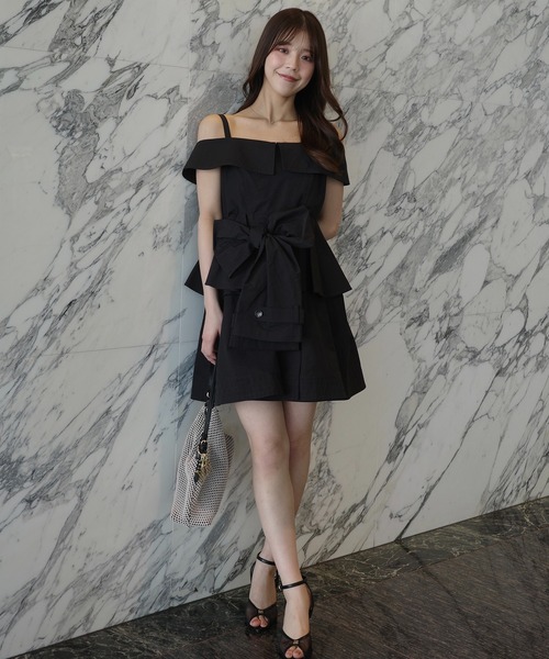 EIMY ISTOIRE（エイミーイストワール） ワンピース LOUISE MINI DRESS