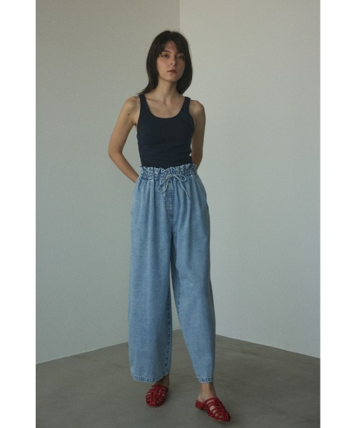 「BLACK BY MOUSSY」 デニムパンツ 0 ライトブルー レディース_画像2