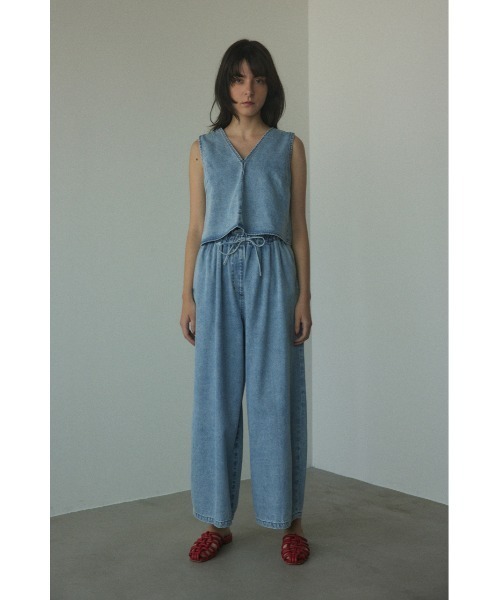 「BLACK BY MOUSSY」 デニムパンツ 0 ライトブルー レディース_画像6