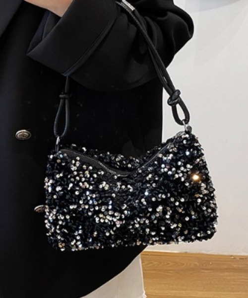 coach スパンコール ラメグリッター ハンドバッグ ショルダーバッグ 黒 ショルダーバッグ バッグ ミニ スパンコール キラキラ ミニバッグ