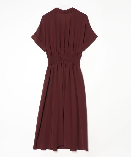 「Rouge Fonce」 半袖ワンピース 36 ブラウン レディース_画像2