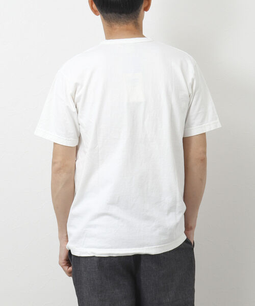 「BARNS OUTFITTERS」 半袖Tシャツ L ベビーピンク メンズ_画像7