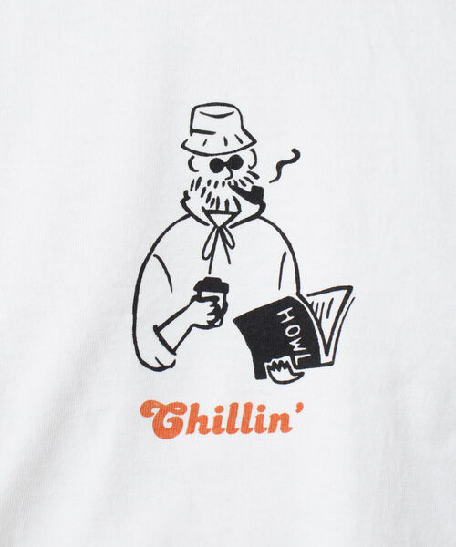 「BARNS OUTFITTERS」 半袖Tシャツ L ベビーピンク メンズ_画像8
