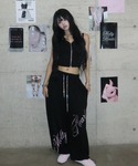 AIRI ロゴ刺繍レースビスチェ レディースの詳細画像5