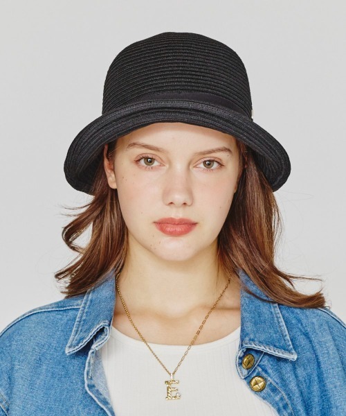 「Chapeau d' O」 ハット S(56cm) ブラック レディース_画像5