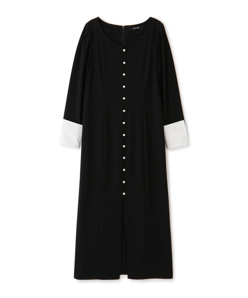「JILL STUART」 長袖ワンピース 0 ブラック レディース_画像2
