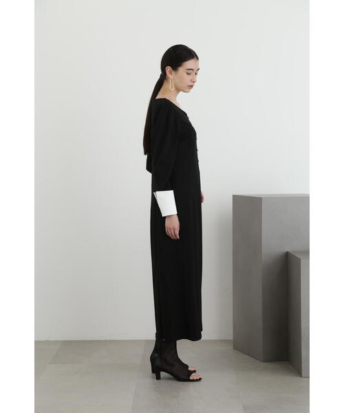 「JILL STUART」 長袖ワンピース 0 ブラック レディース_画像6