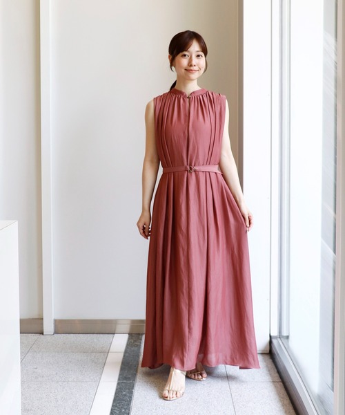 Sirin ワンピース リラックスギャザーロングワンピース : ZOZOTOWN