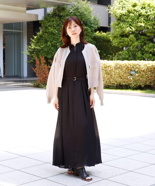 Sirin ワンピース リラックスギャザーロングワンピース : ZOZOTOWN
