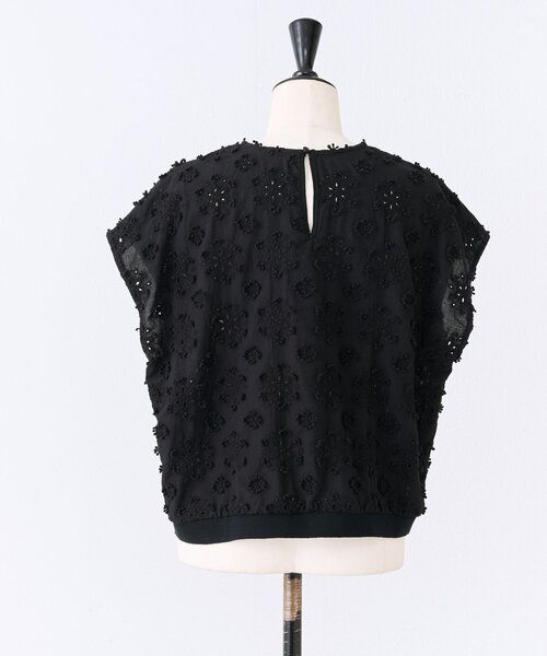 BEARDSLEY（ビアズリー） ブラウス シャツ 半袖 シシュウブラウス