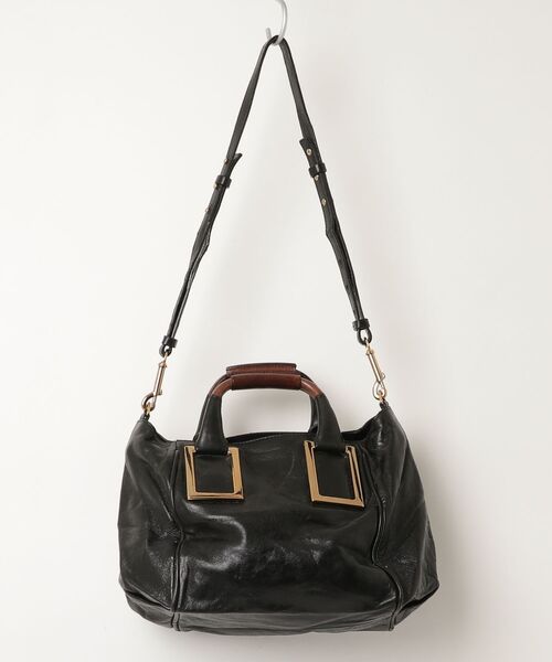 y2k Chloe クロエ 2way ETHELエテル ハンドバッグ ショルダー Chloe（クロエ） エテル 2WAYバッグ - ブラック レディース : ZOZOTOWN