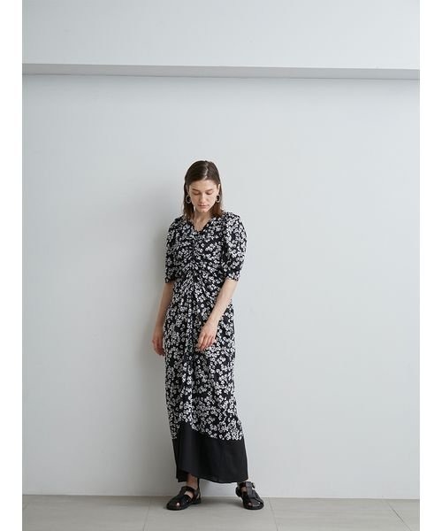 「styling/」 半袖ワンピース 1 ブラック レディース_画像6