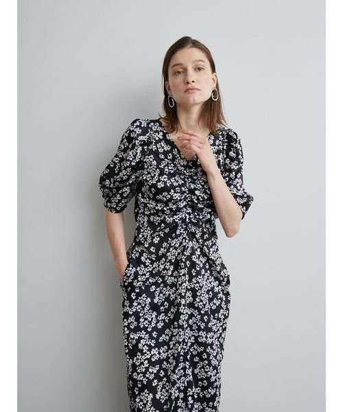 「styling/」 半袖ワンピース 1 ブラック レディース_画像9