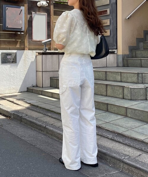 「fredy emue」 半袖ブラウス 38 グレー レディース_画像6