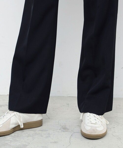 「BACCA」 パンツ 36 ネイビー レディース_画像9