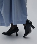 パンプス HEART CUT SQUARE T...の詳細画像2