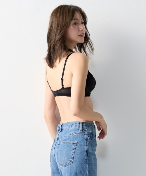 AMOSTYLE ブラジャー ショーツセット デイジーレース きゅっと