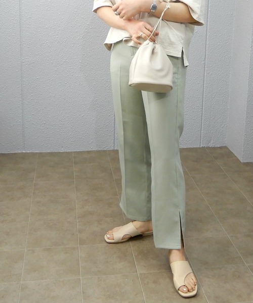 サンダル ワイドカバーのスクエアトングサンダル/フラットサンダル ◇|ZOZOTOWN |20