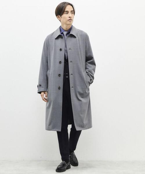 MEN'S MELROSE コート ジャケット 2wayTWポプリンベルテッドコート