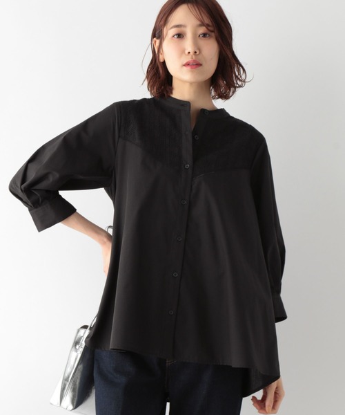 シャツ ブラウス フロントレースシャツ７部袖/MATINEE LINE/267013 レディース | GLOBAL WORK