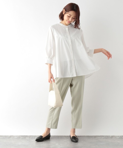 シャツ ブラウス フロントレースシャツ７部袖/MATINEE LINE/267013 レディース | GLOBAL WORK | 02