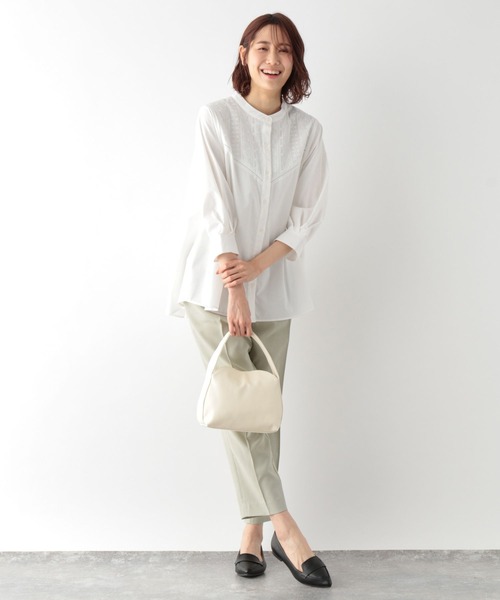 シャツ ブラウス フロントレースシャツ７部袖/MATINEE LINE/267013 レディース | GLOBAL WORK | 03