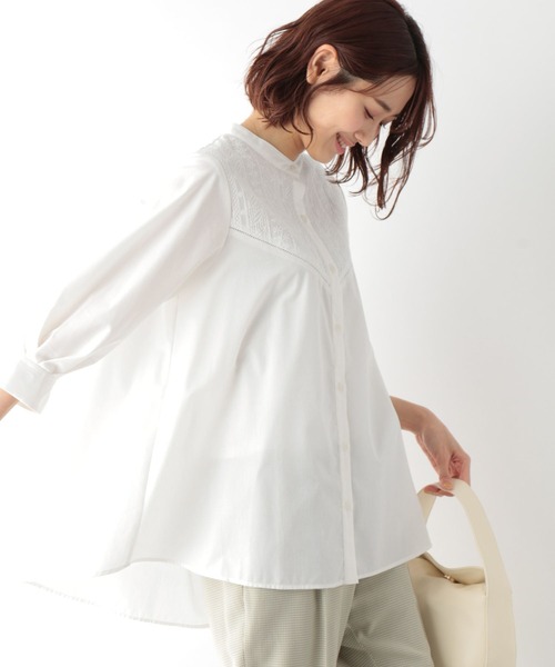シャツ ブラウス フロントレースシャツ７部袖/MATINEE LINE/267013 レディース | GLOBAL WORK | 05