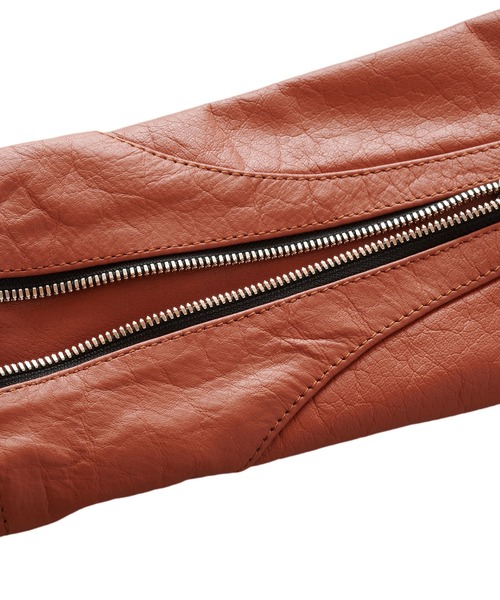 ブルゾン アウター 「NO ID.」Kid Buffalo Leather 70s Blouson / キッド バッファロー レザー 70s ブルゾンの画像