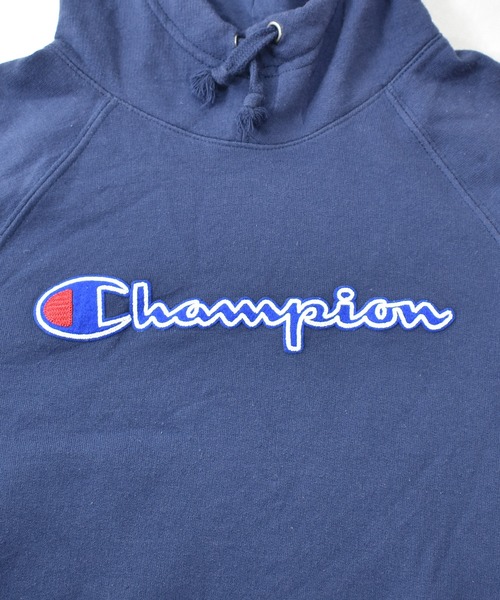 事前相談の特別価格 売約済み ChampionスリーブロゴパーカーブルーLサイズ Champion（チャンピオン） パーカー メンズ usa Champion スウェット
