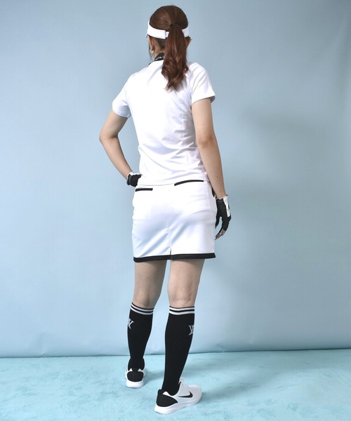 【美品・完売品】ラッセルノ ロングインナー バイカラー レイヤード ゴルフウェア 美品・完売品】ラッセルノ ロングインナー バイカラー