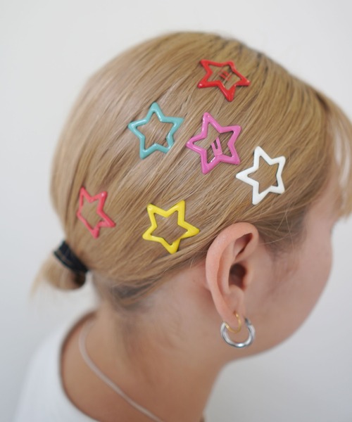 カラフルヘアピンセット　20色 楽天市場】ヘアピン 可愛い パッチン留め カラフル ヘアクリップ