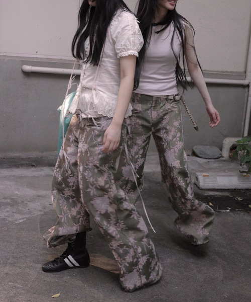 パンツ INSIDE OUT JACQUARD PANTS/インサイドアウトジャガードパンツ  