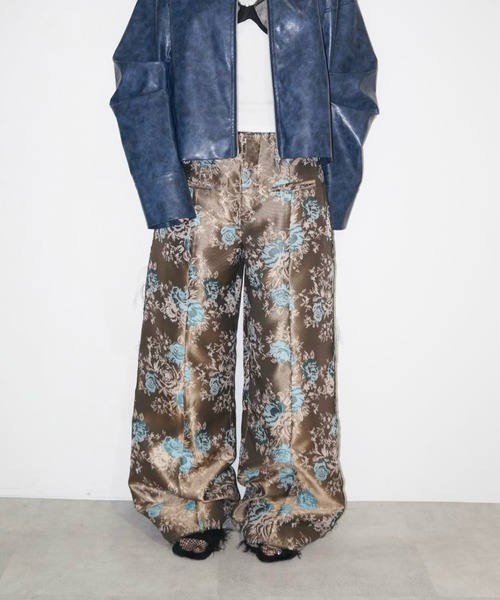 パンツ INSIDE OUT JACQUARD PANTS/インサイドアウトジャガードパンツ  