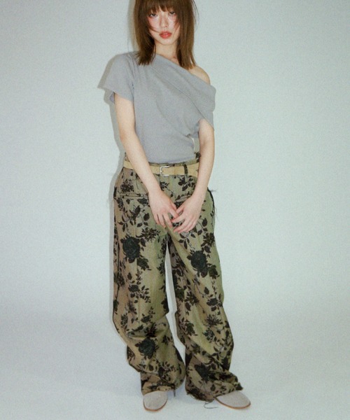 igi パンツ INSIDE OUT JACQUARD PANTS/インサイドアウト