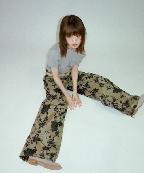 igi INSIDE OUT JACQUARD PANTS ブラック igi INSIDE OUT JACQUARD PANTS ブラック igi パンツ INSIDE OUT